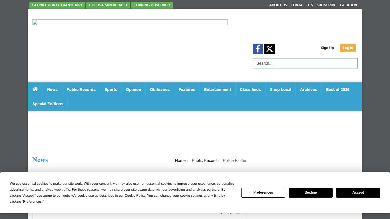 Police Blotter appeal-democrat.com